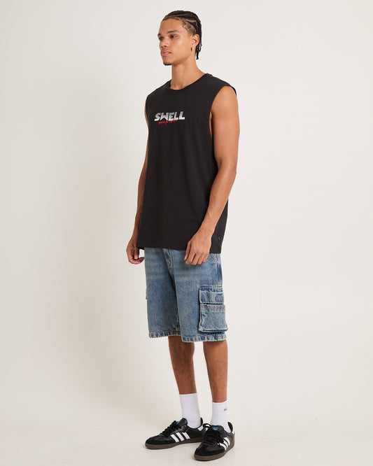 Quest Muscle Tank Top BLACK