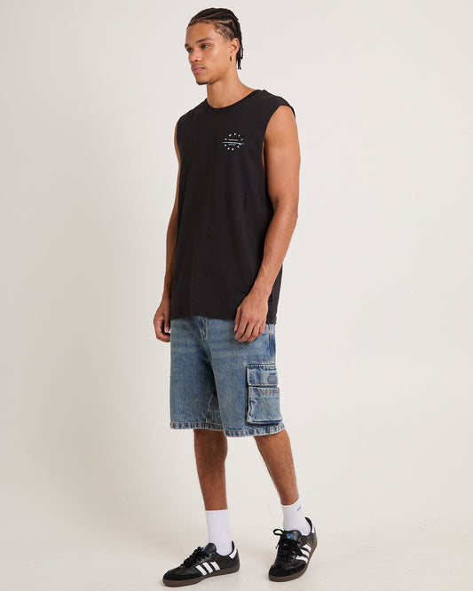 Board Muscle Tank Top BLACK