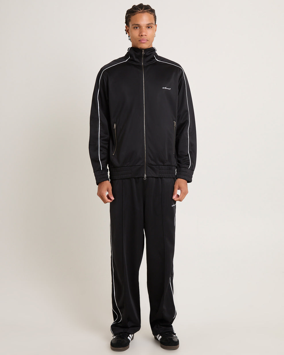 Script Tricot Track Jacket – General Pants Co.