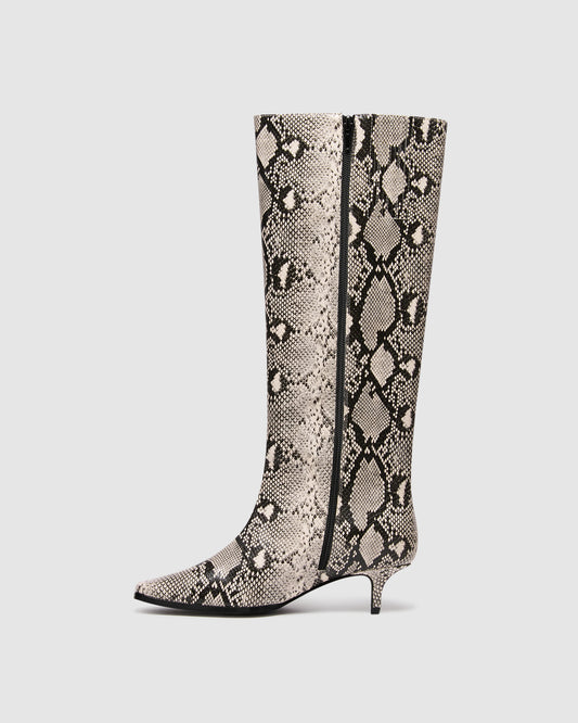 Spicy Tall Boots BLACK / WHITE