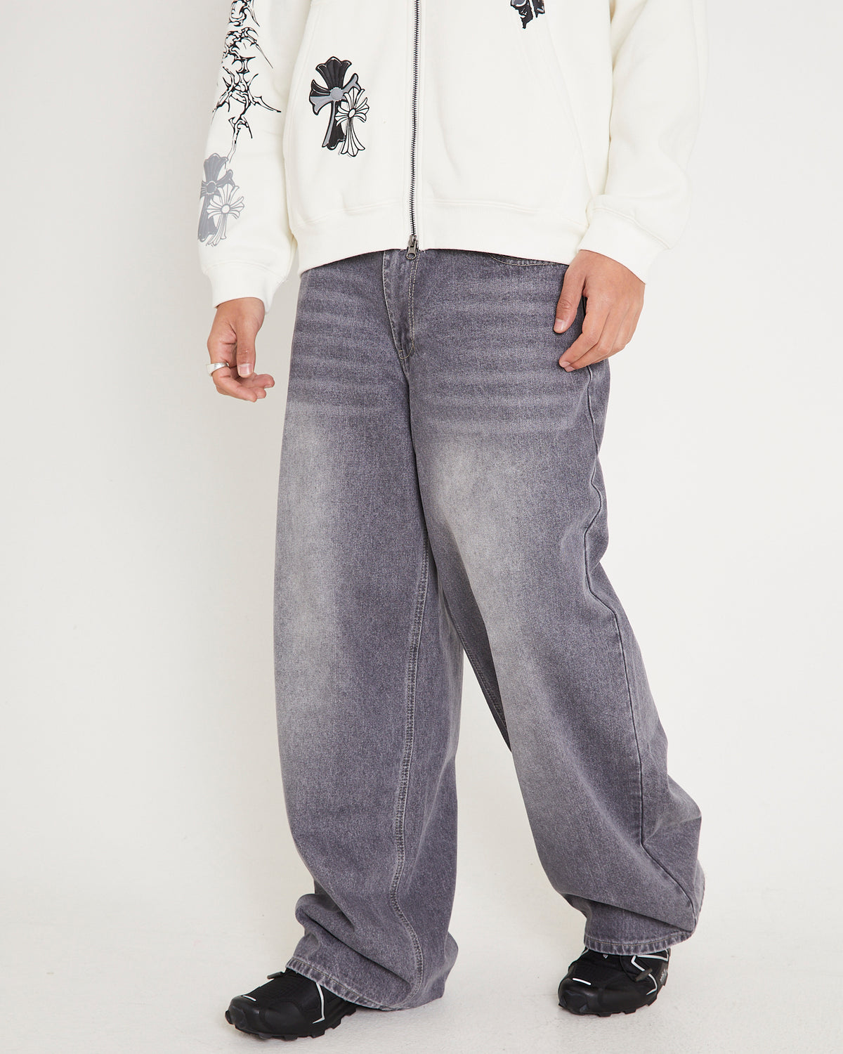 Society Baggy Denim Jeans DAZED ASH
