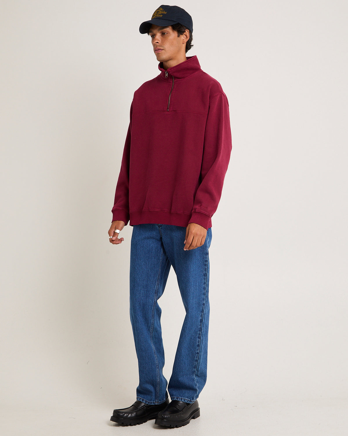 Script 1/4 Zip Fleece Jumper