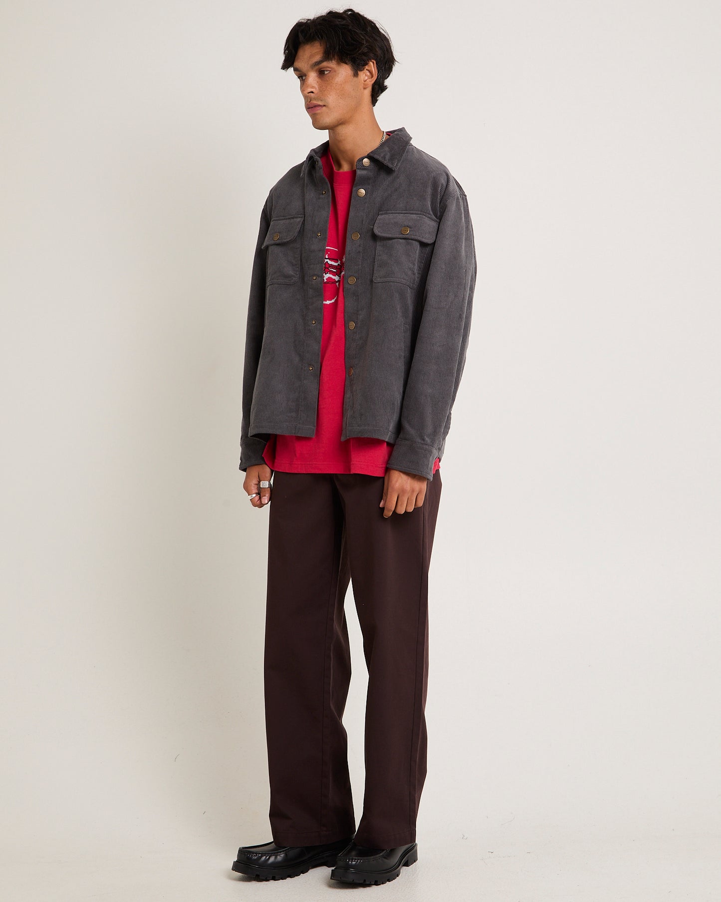 Conditions Corduroy Long Sleeve Overshirt