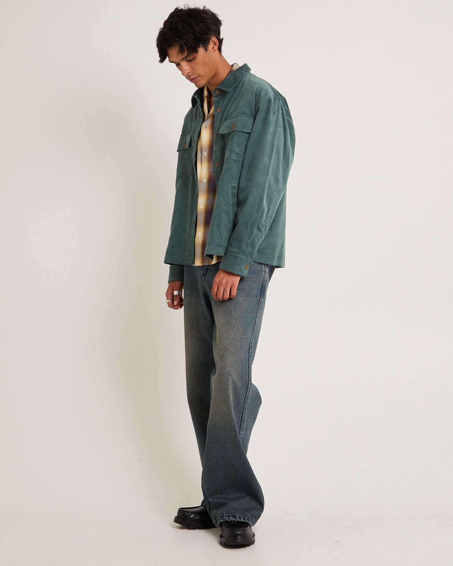 Conditions Corduroy Long Sleeve Overshirt