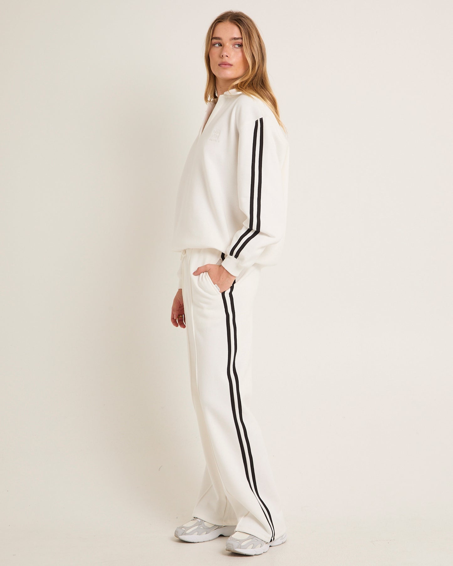 Sports Stripe Fleece