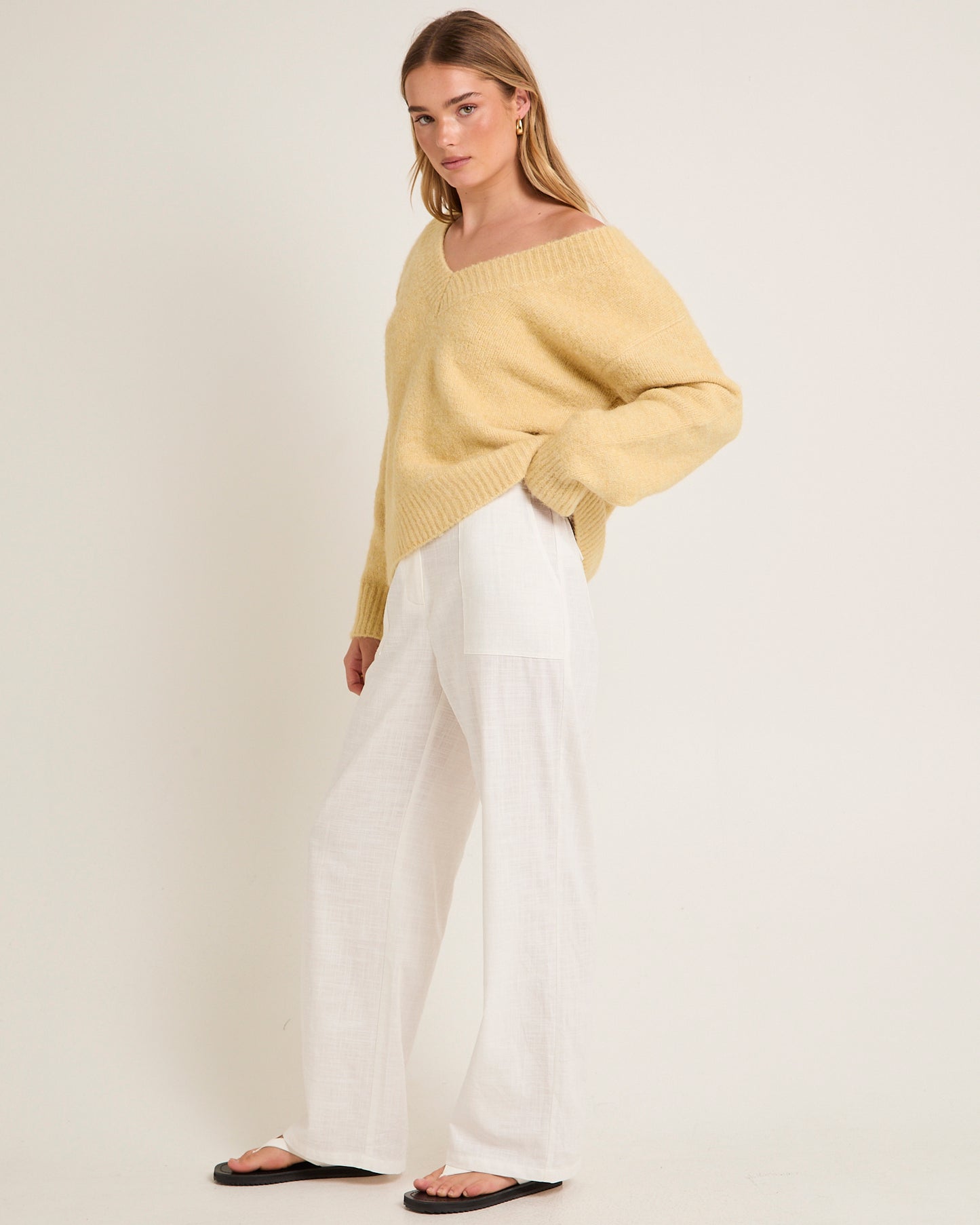 Capri V Neck Knit Jumper