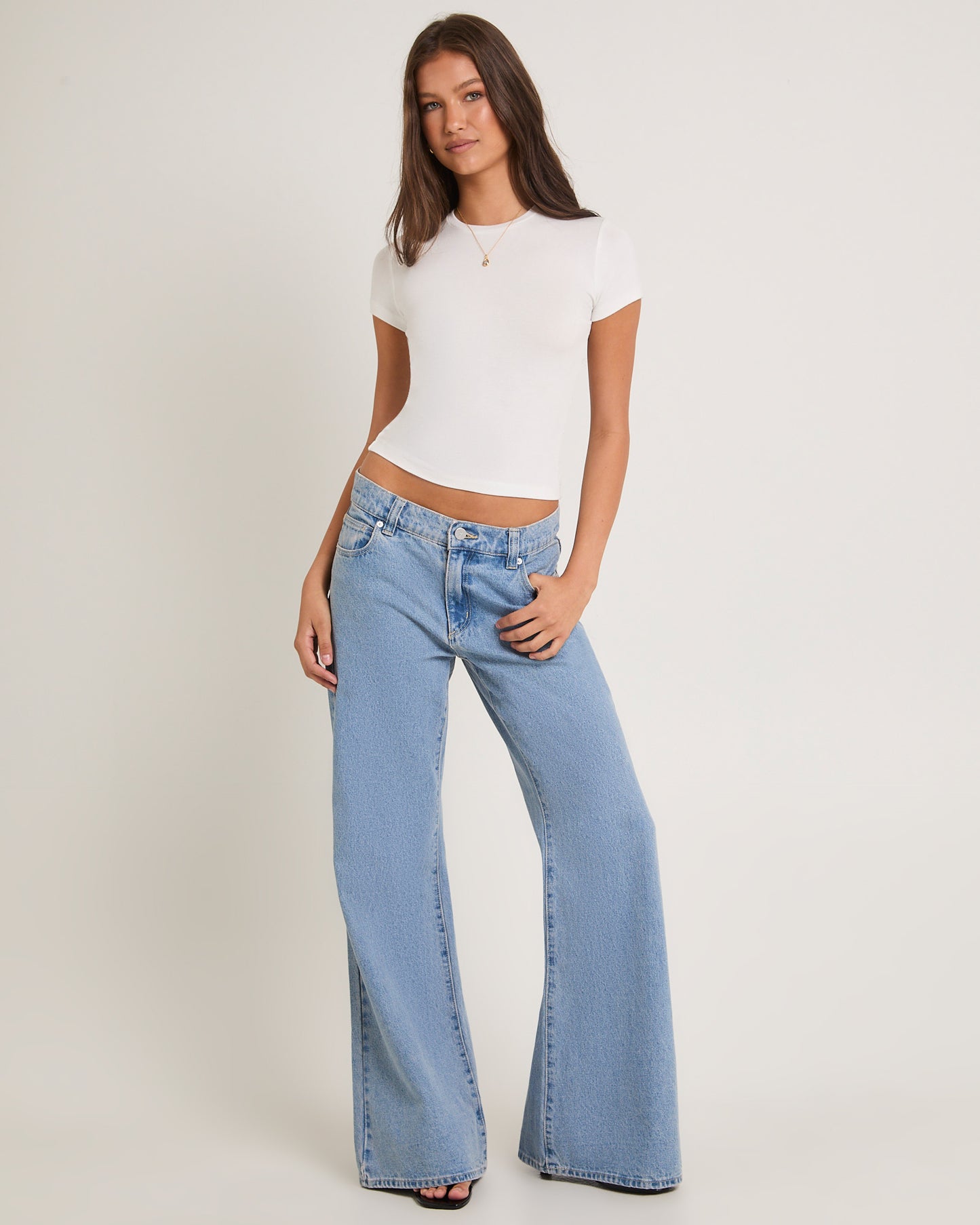 99 Low Baggy Flare Denim Jeans Paris