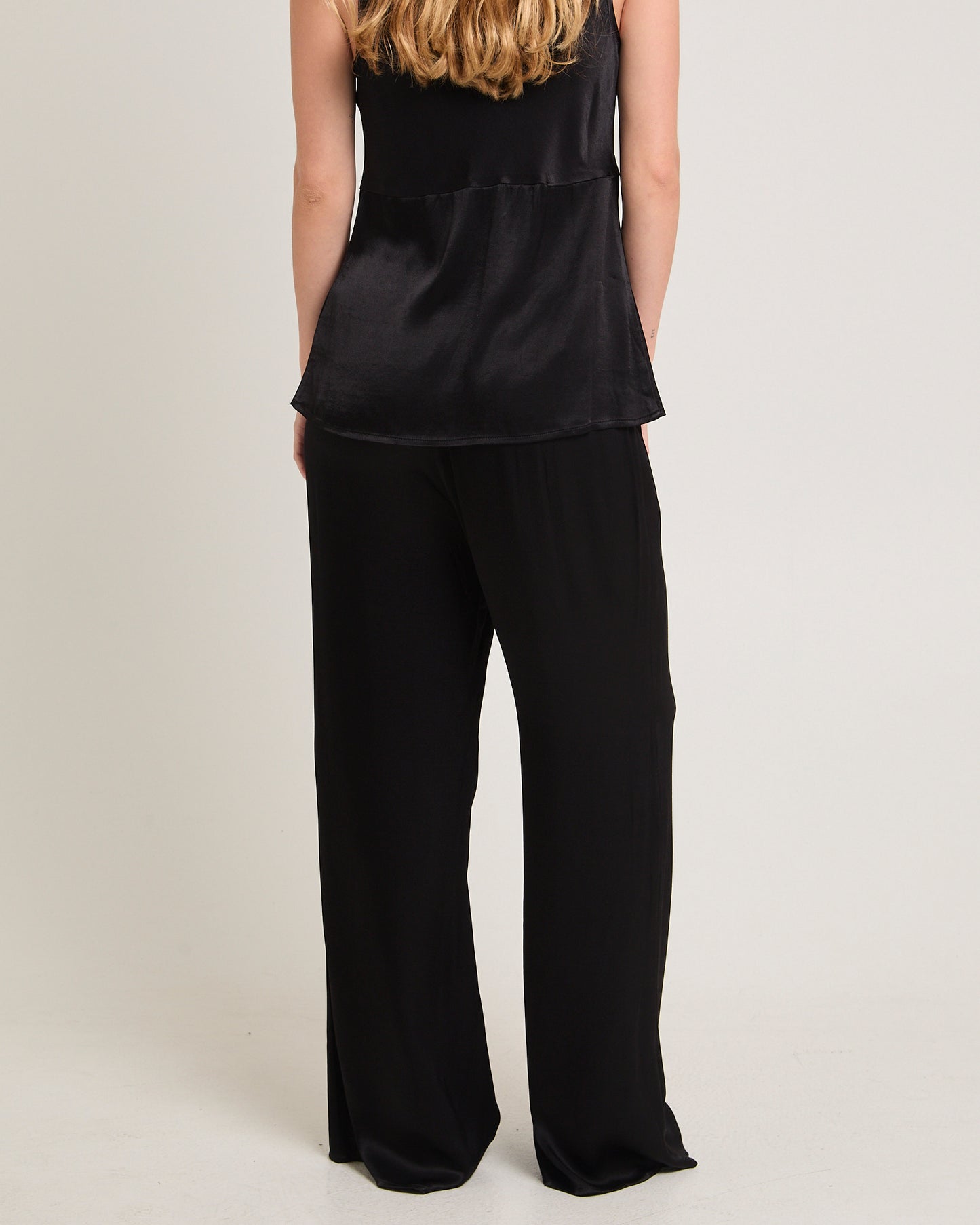 Meredith Satin Mid Rise Pants