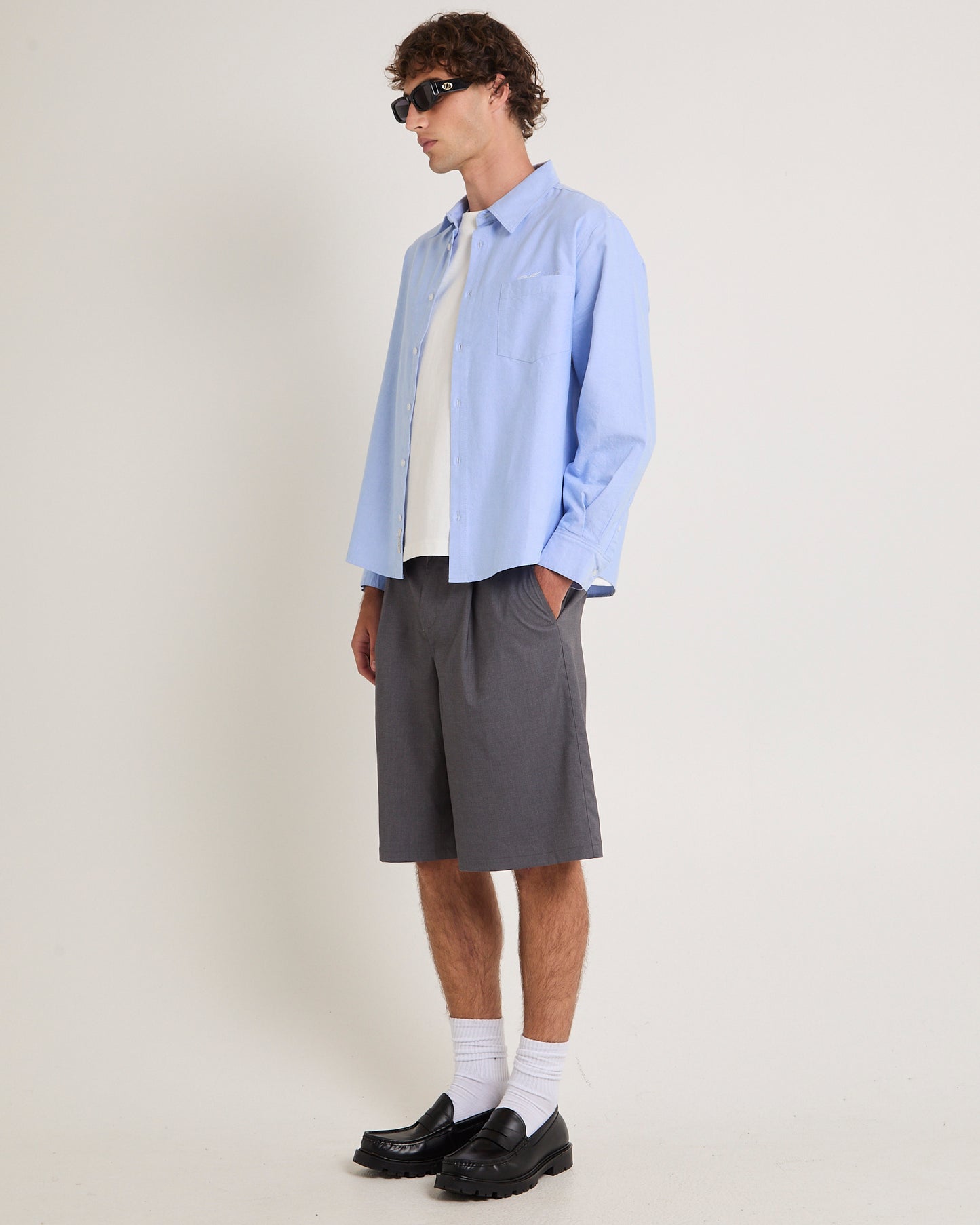 Script Oxford Long Sleeve Shirt