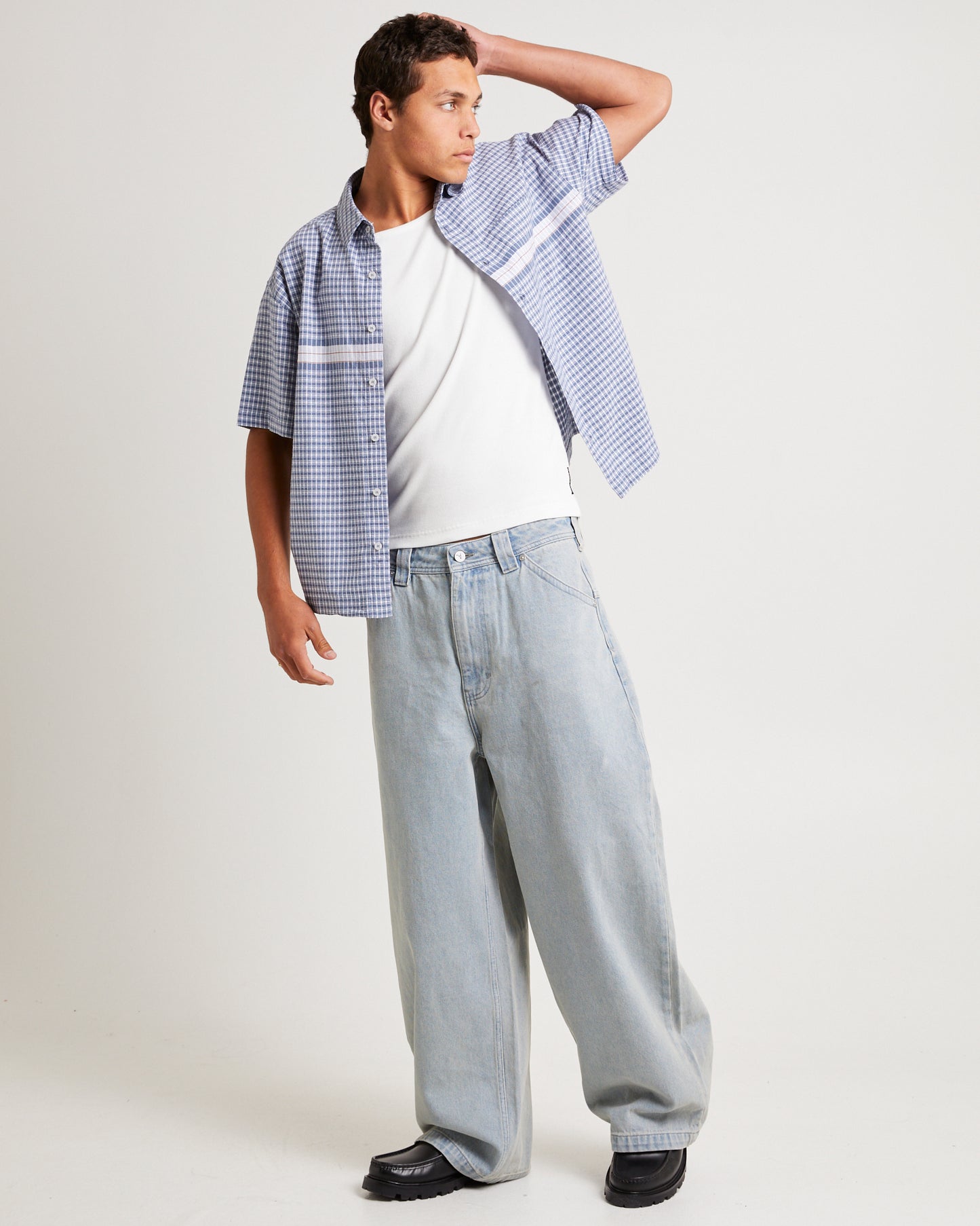 A7 Mega Baggy Denim Jeans Wayne