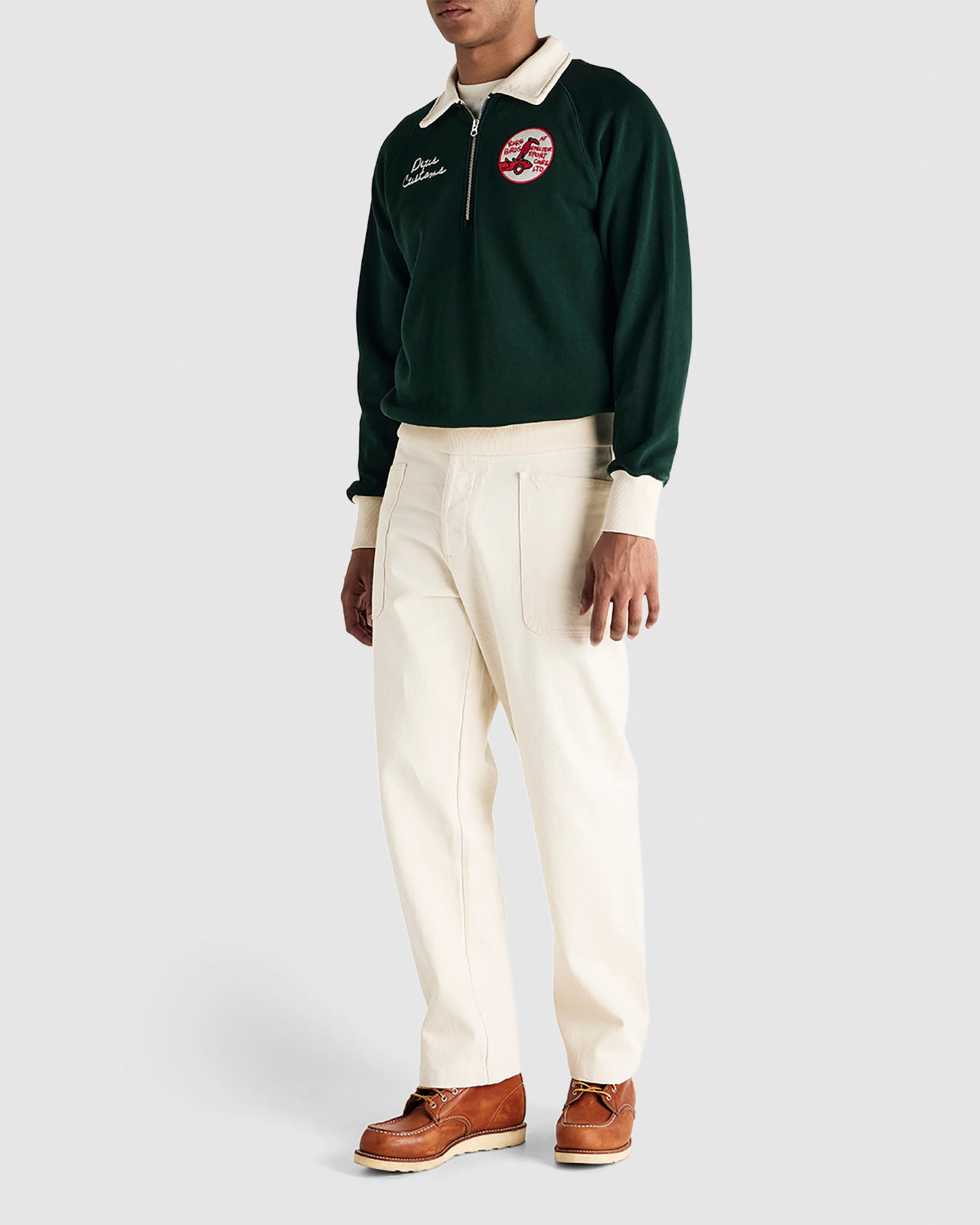 Specter Quarter Zip Polo Sweatshirt