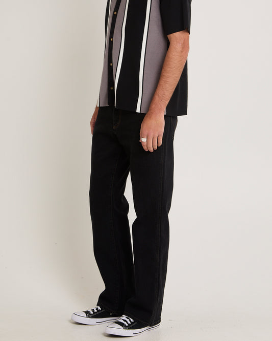 Bootlegger Denim Jeans BLACK MEDAL