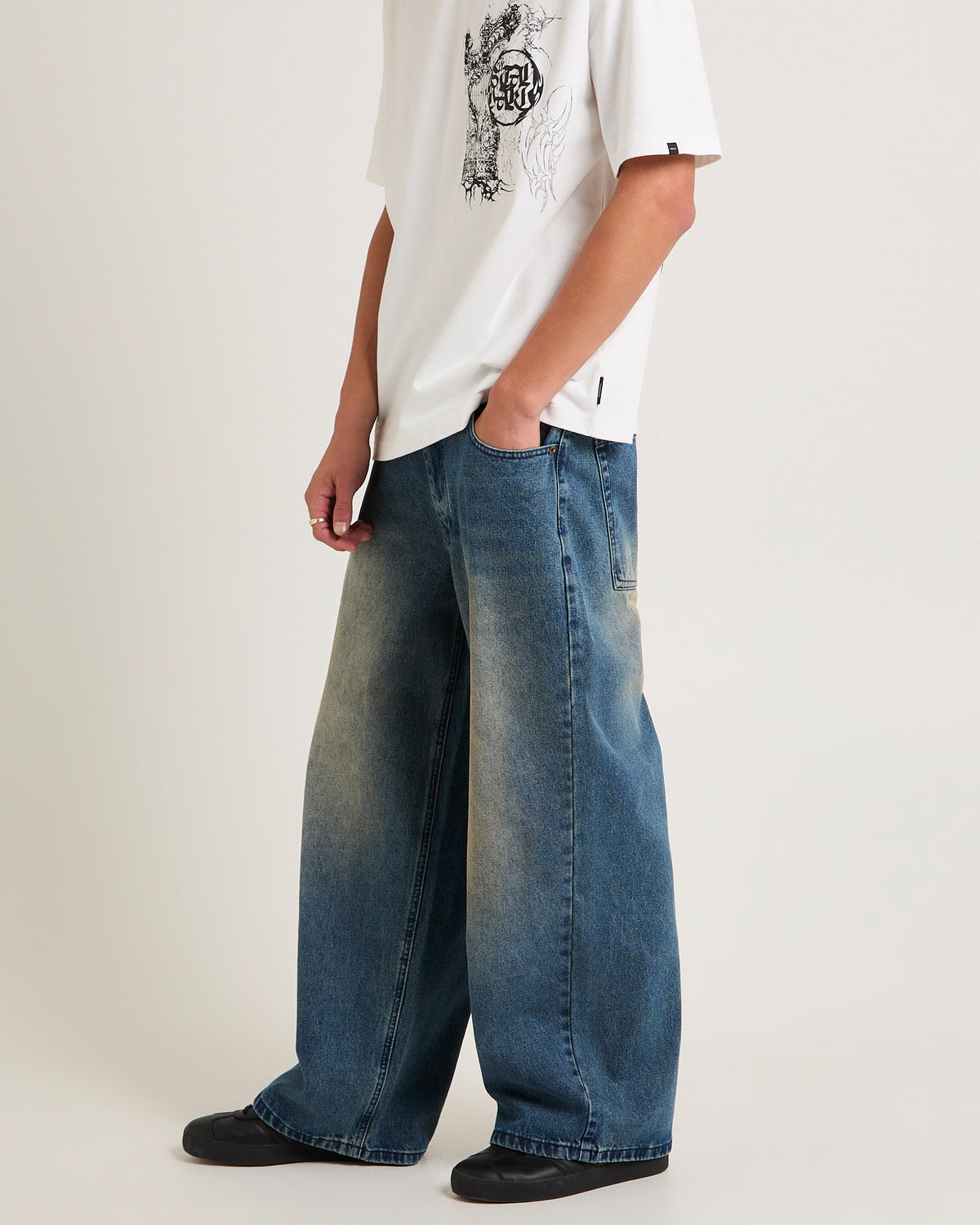 Society Baggy Denim Jeans ERA INK