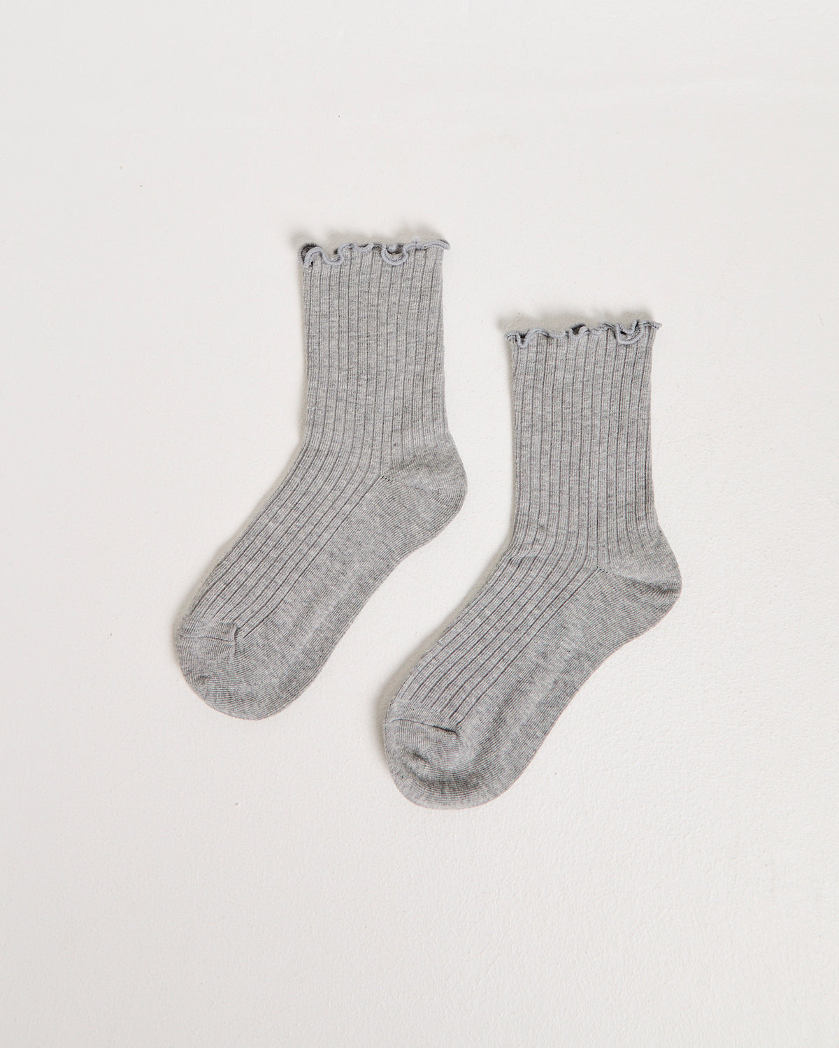 Frill Ribbed Socks 3 Pack BLACK/WHITE/GREY