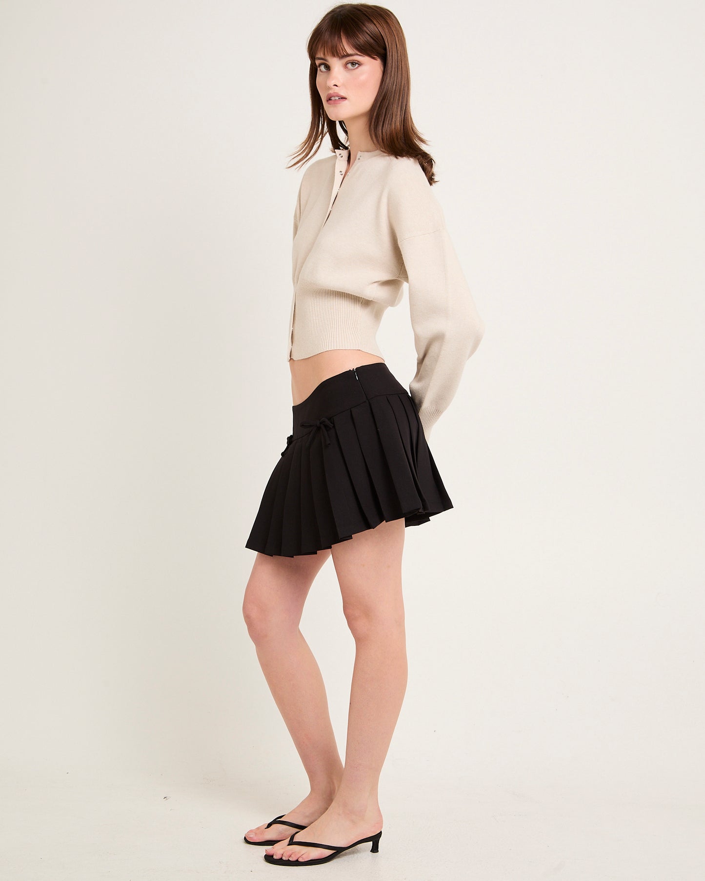 Addison Pleated Mini Skirt