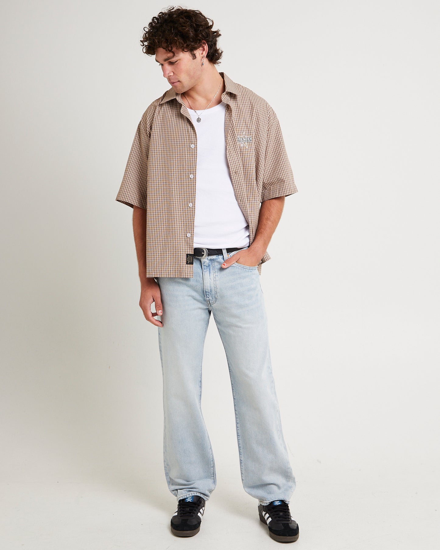 555 Relaxed Straight Denim Jeans