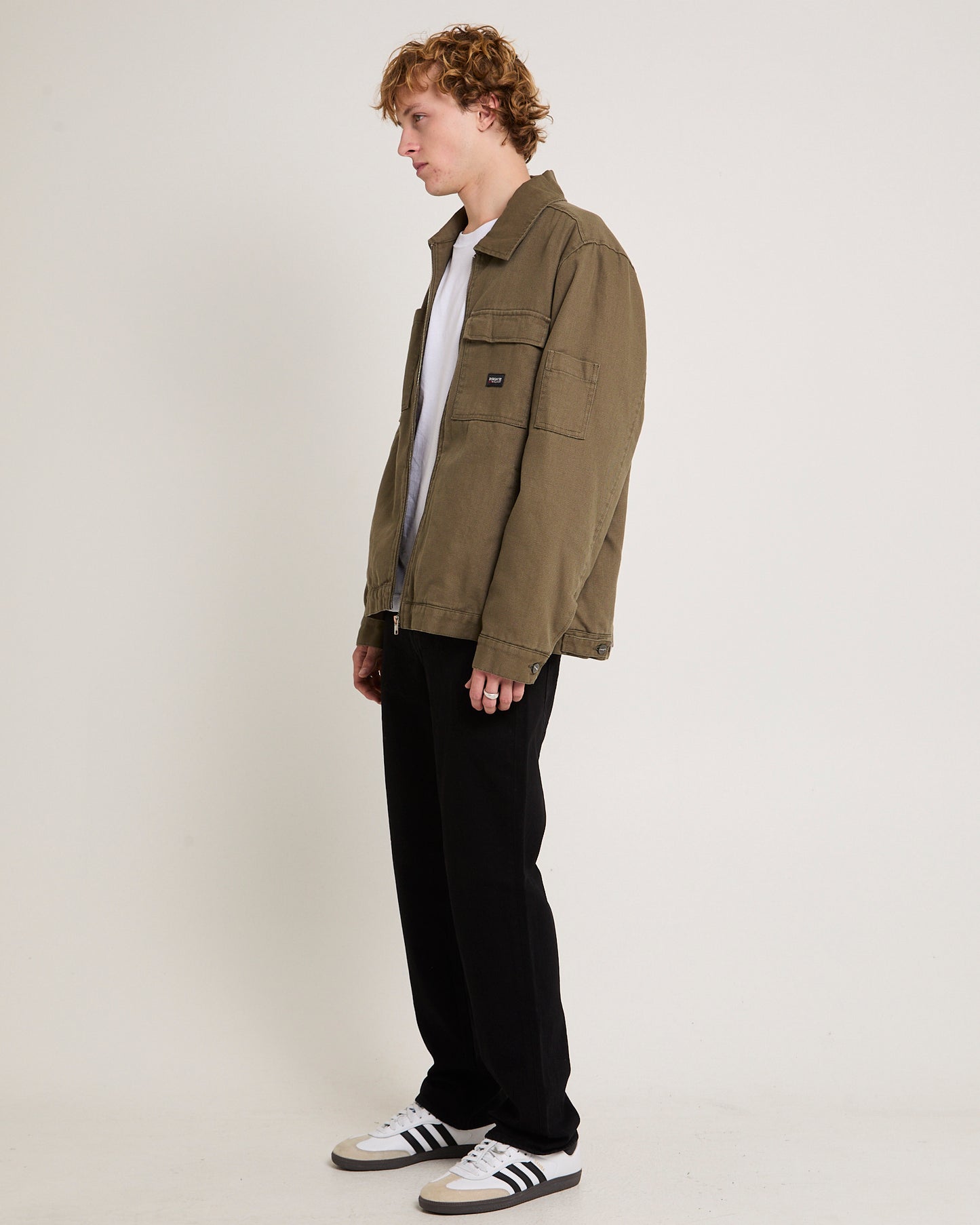 L-Three Straight Denim Jeans New Black