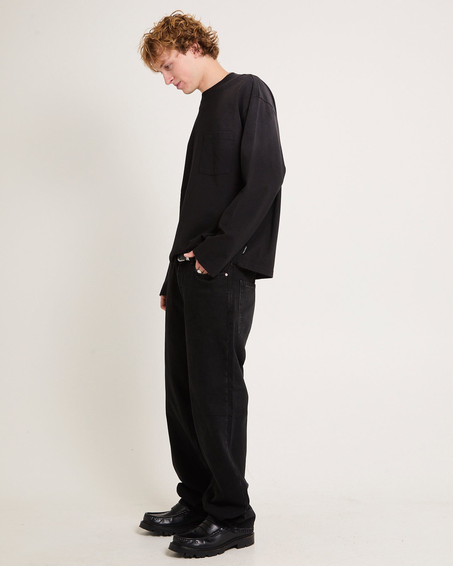 River Baggy Denim Jeans Oxford