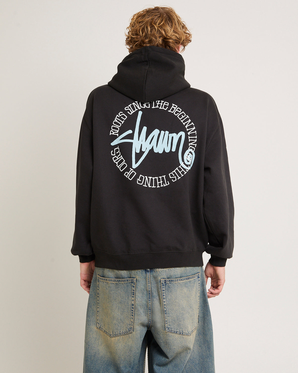 This Thing Dot Hoodie WASHED BLACK