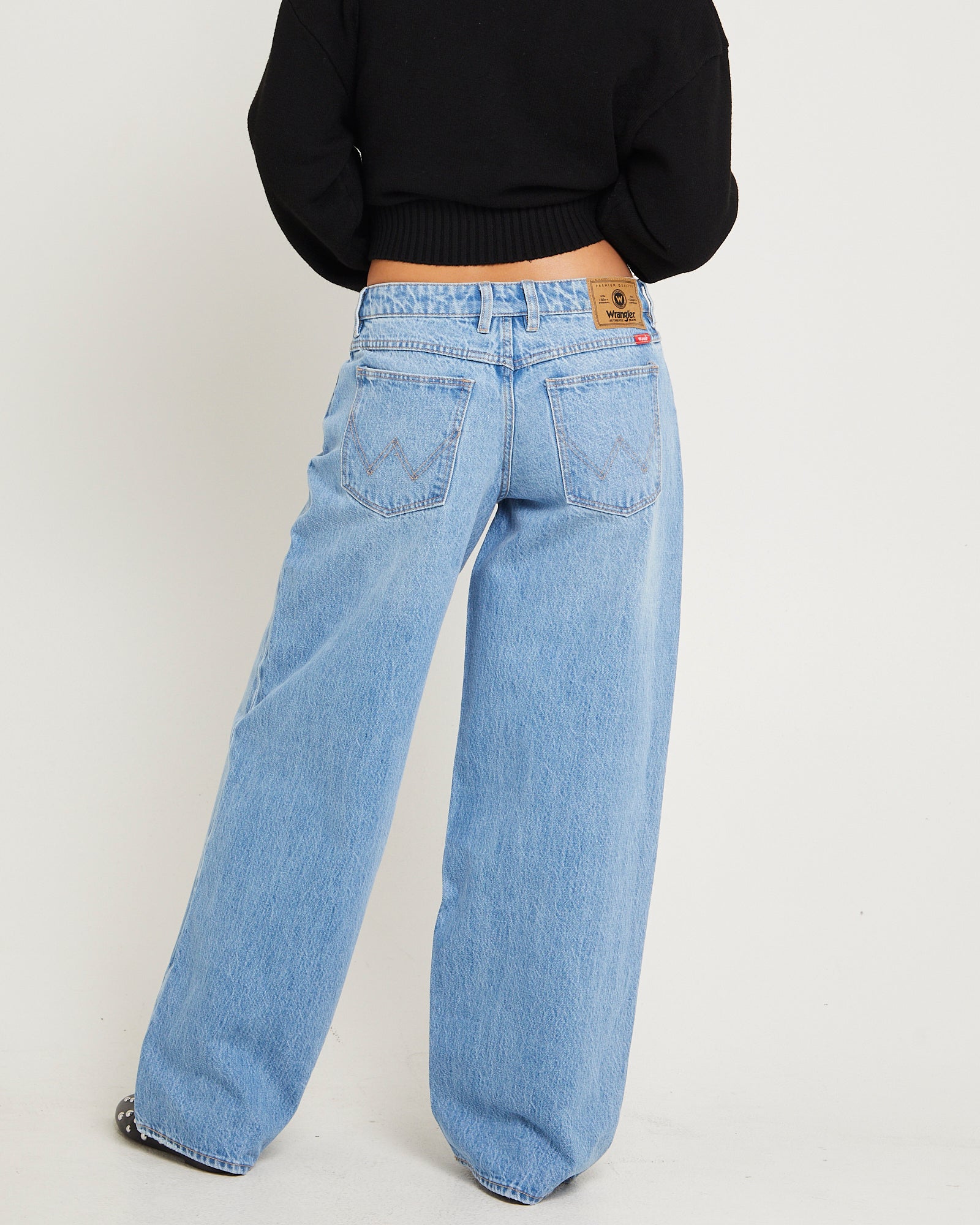 Low Farrah Baggy Denim Jeans Blue River – General Pants Co. Low Farrah Baggy Denim Jeans Blue River – General Pants Co.