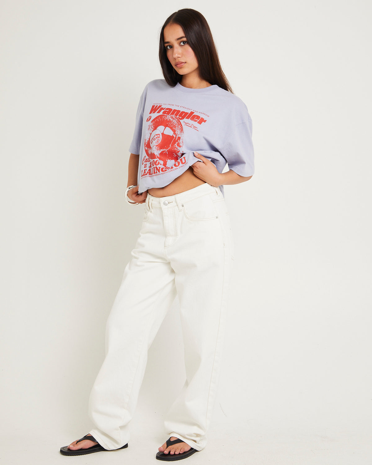 Leading You Slouch T-Shirt LILAC CLOUD
