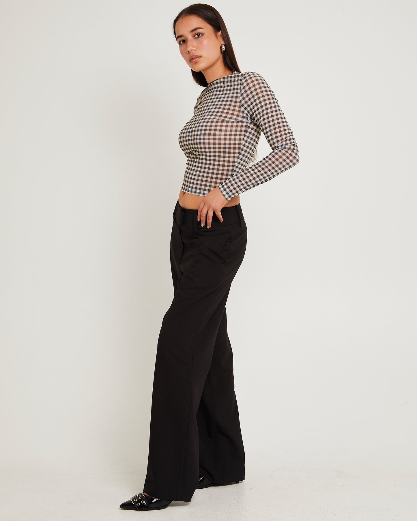 Gambet Sheer Long Sleeve Top