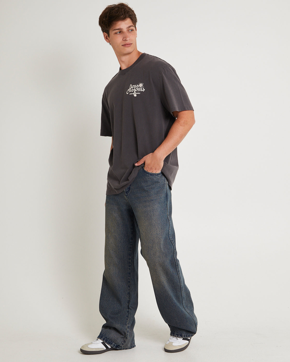 Open Head T-Shirt ANTHRACITE