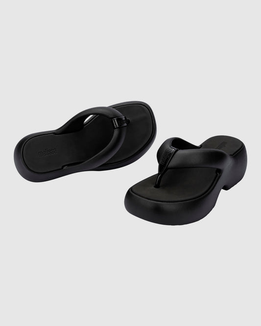 Melissa Free Fuzzy Platform BLACK