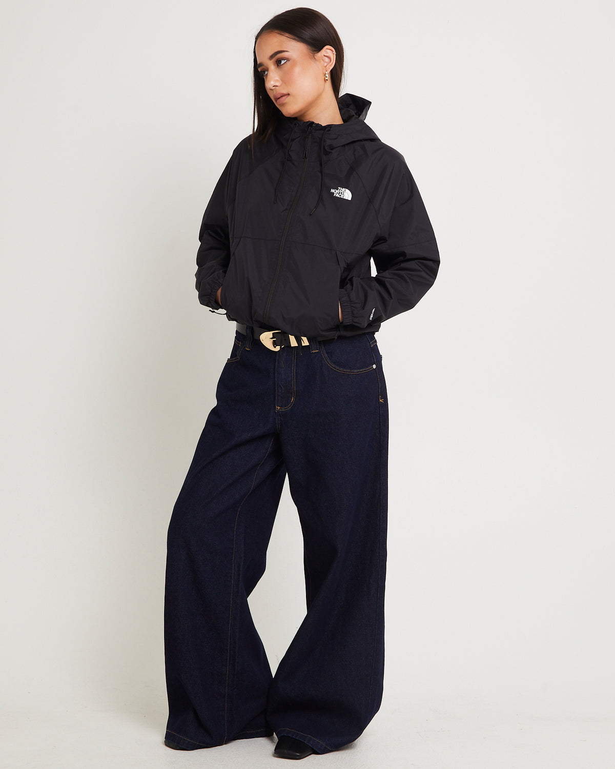 Women's Antora Rain Hoodie TNF BLACK