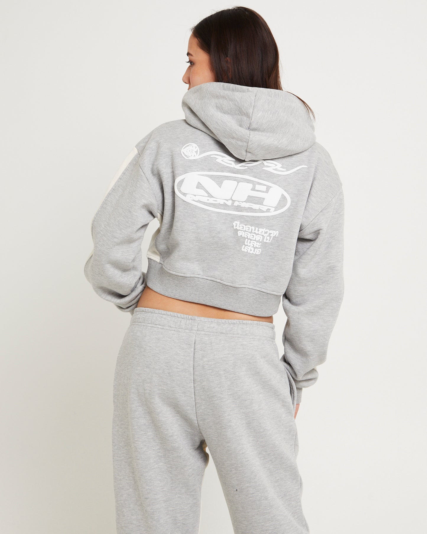 Koi Zip Through Graphic Hoodie