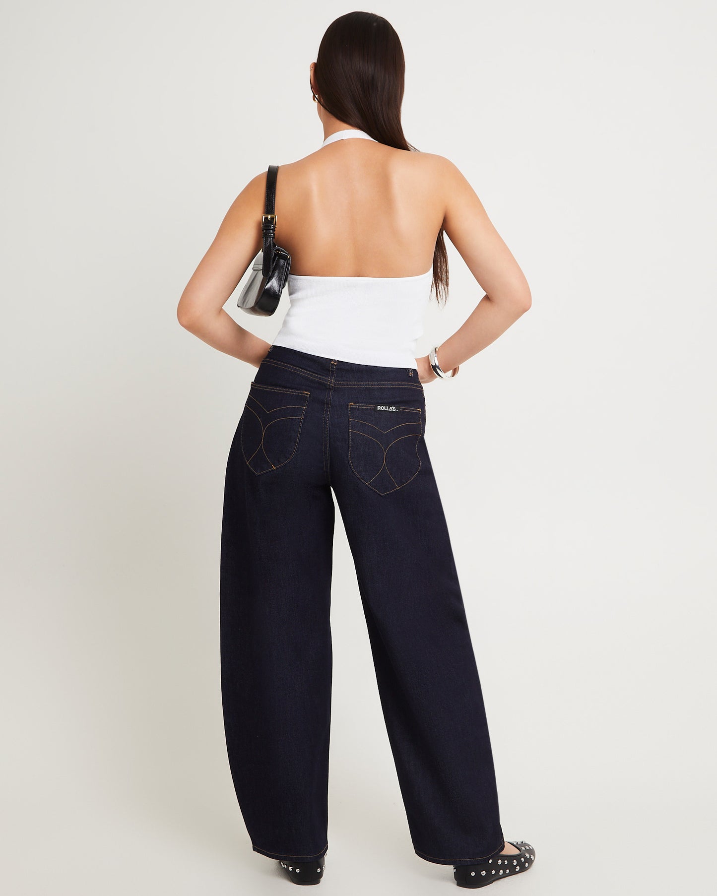 Gigi Barrel  Denim Jeans Helena Rinse Blue