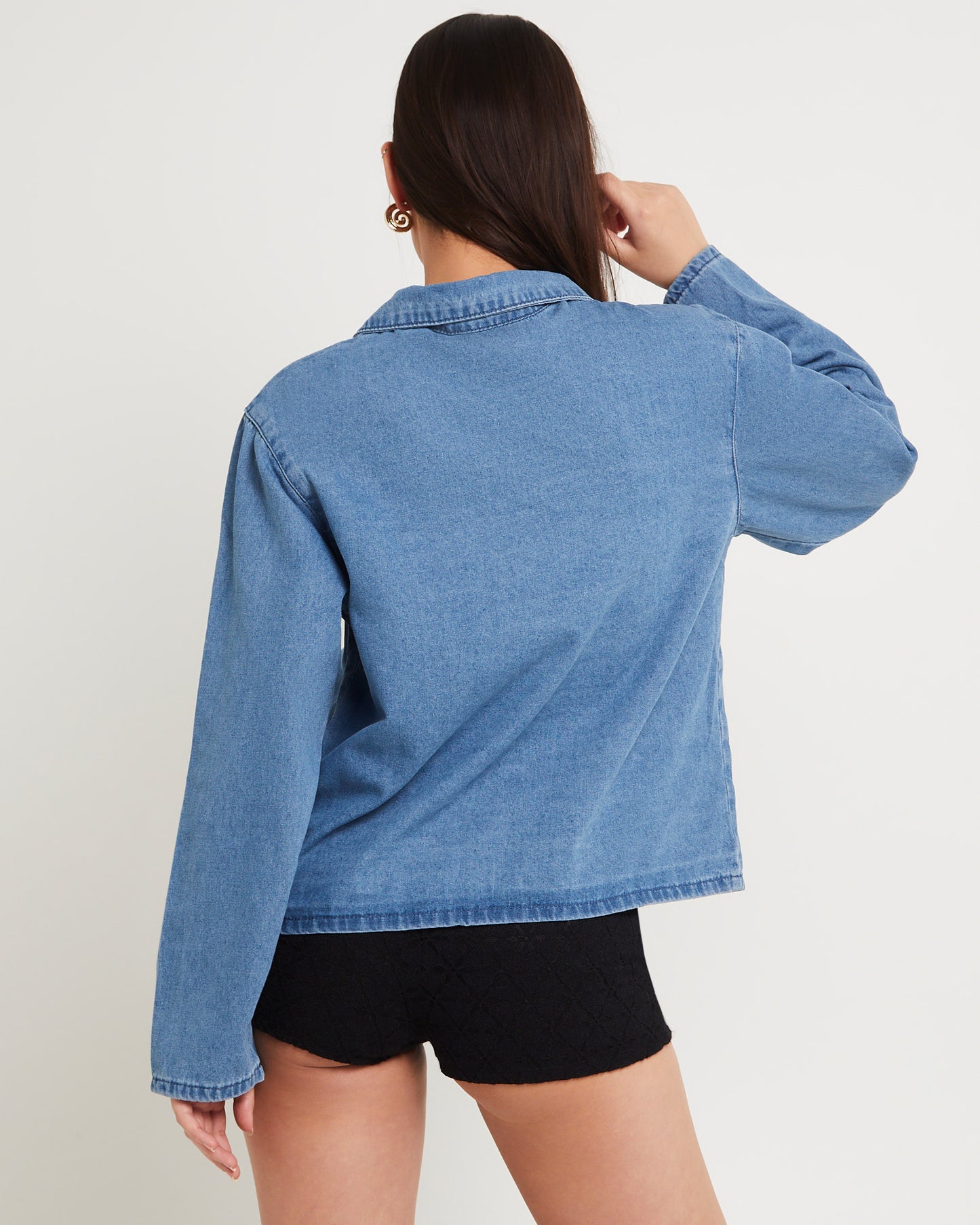 Bow Bow Denim Chore Jacket