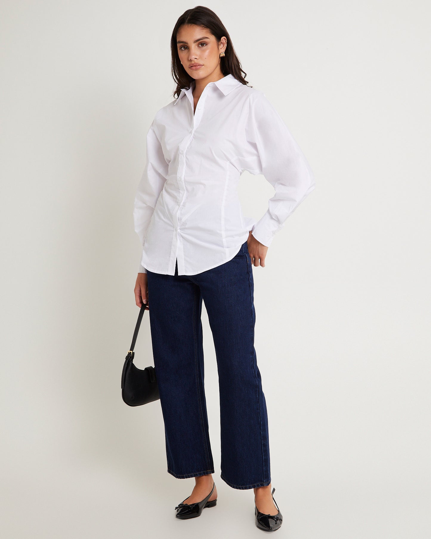 Cinched Longline Shirt