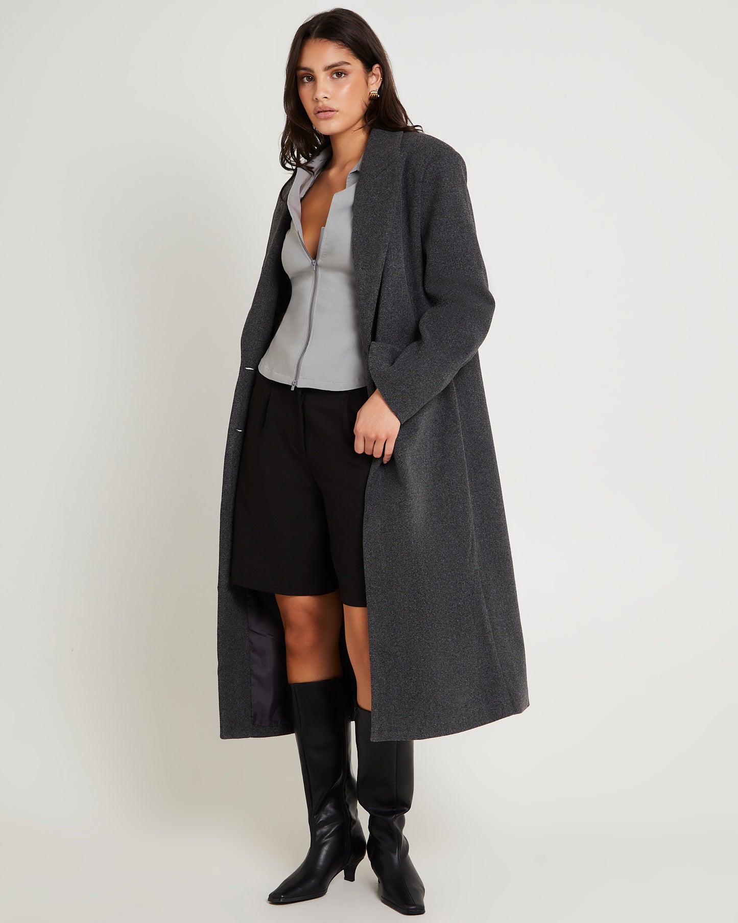 Hailey Melton Oversized Coat