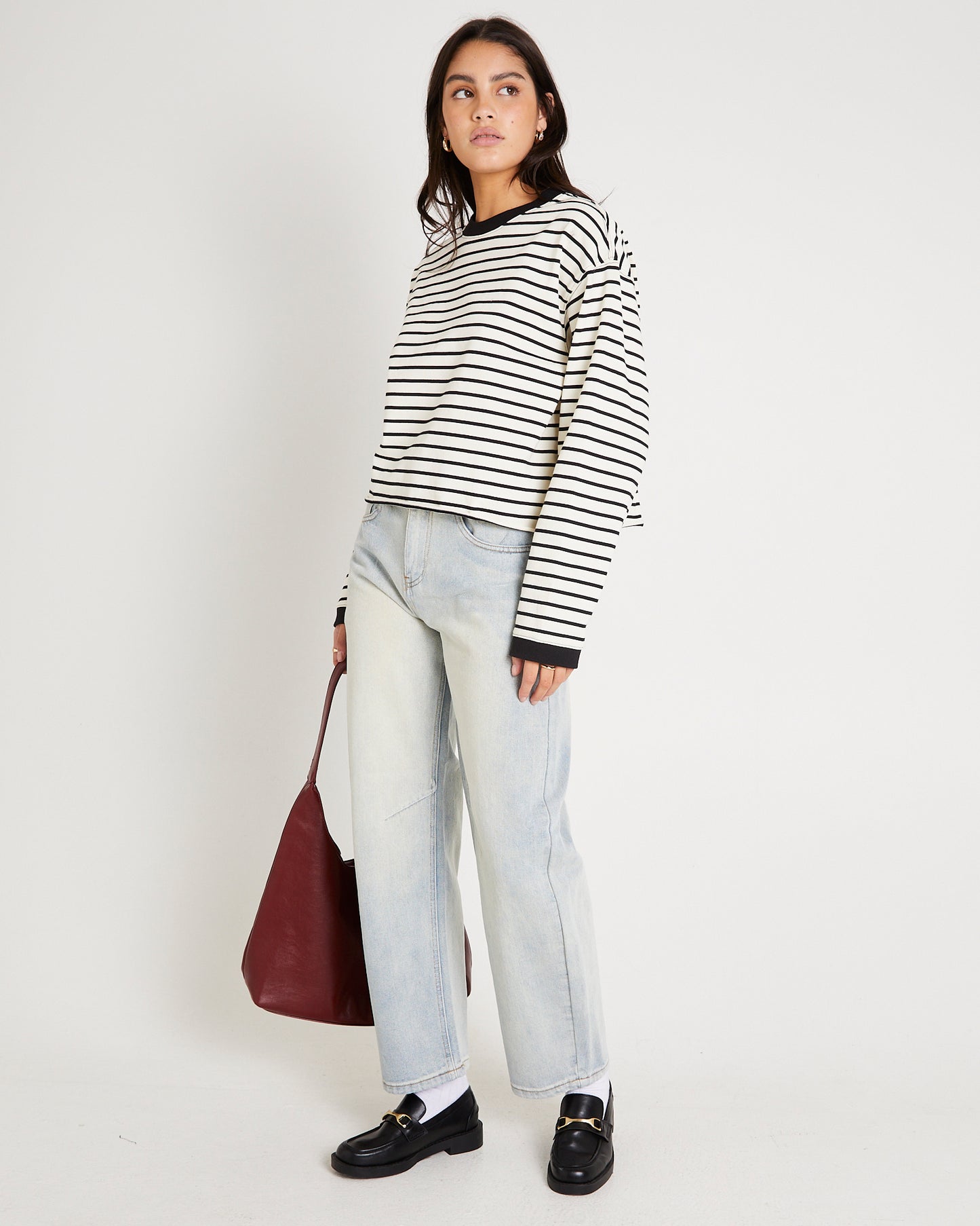 Long Sleeve Stripe Top
