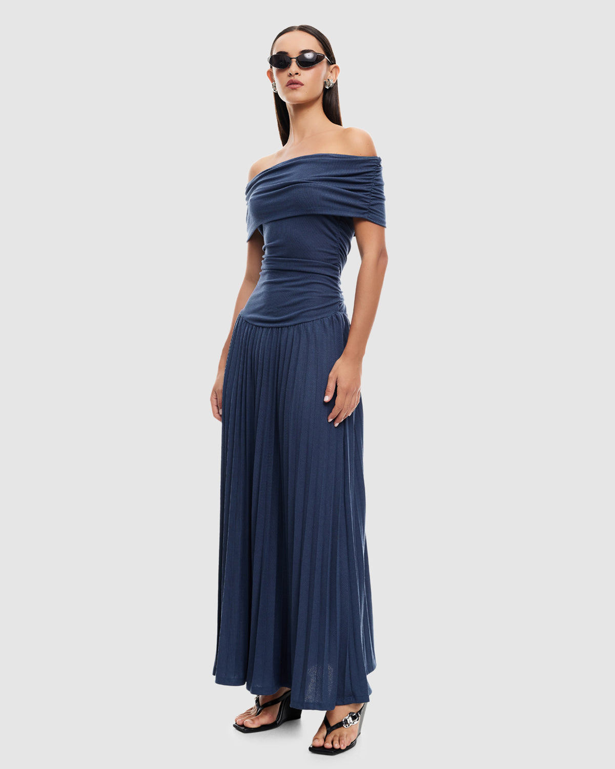 Field Of Dreams Maxi Dress NAVY