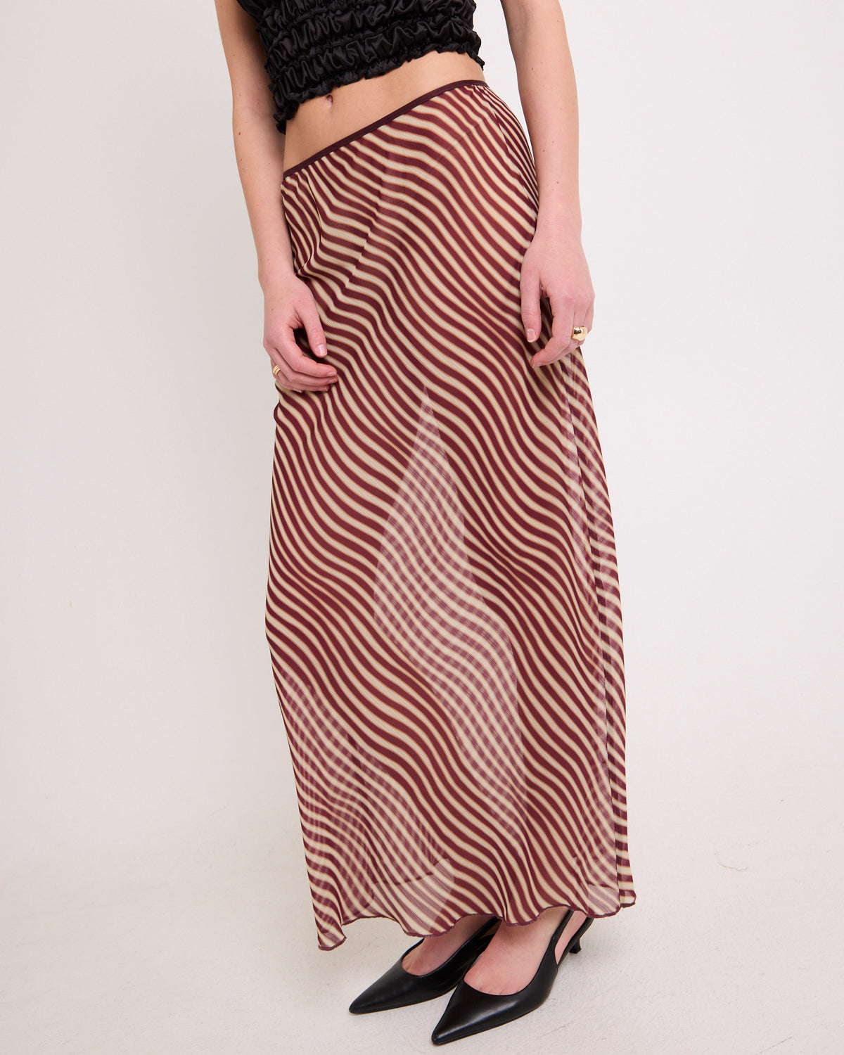 Celly Sheer Maxi Skirt