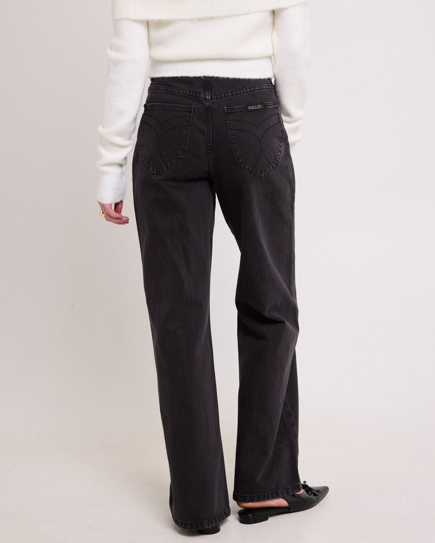 Sailor Long Denim Jeans Black Stone
