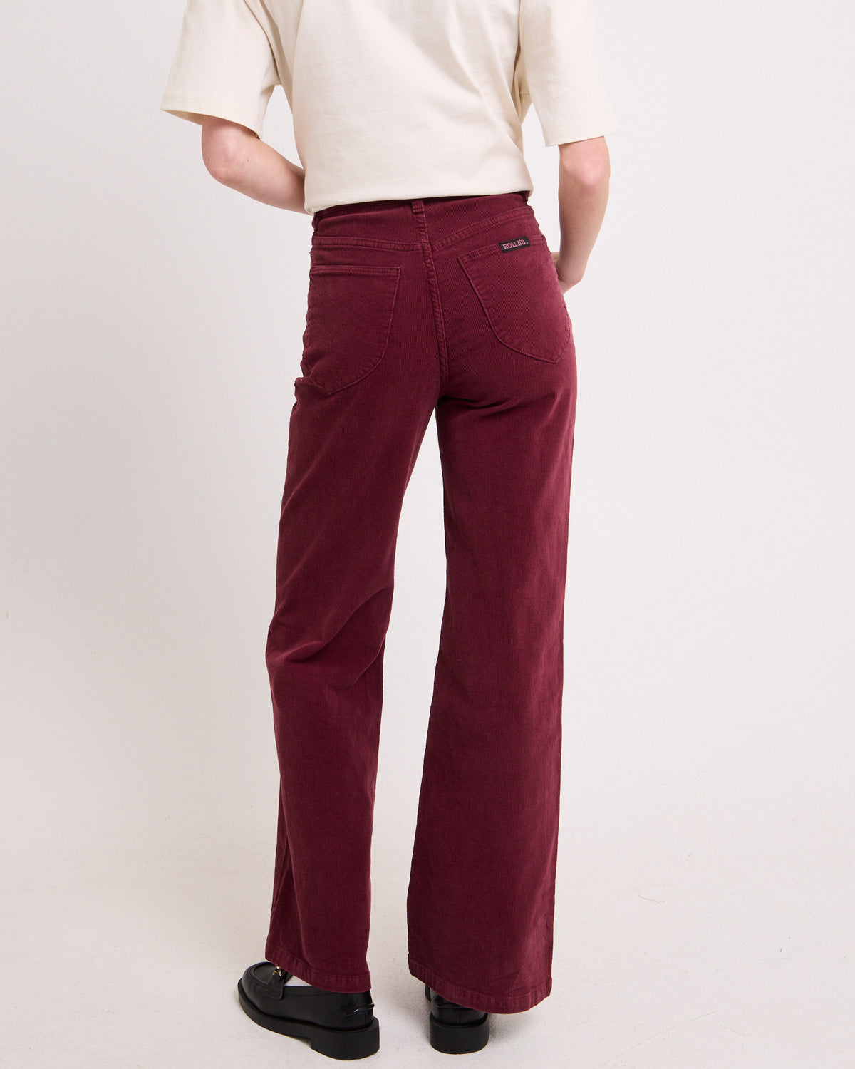 Sailor Long Cord Denim Jeans OXBLOOD