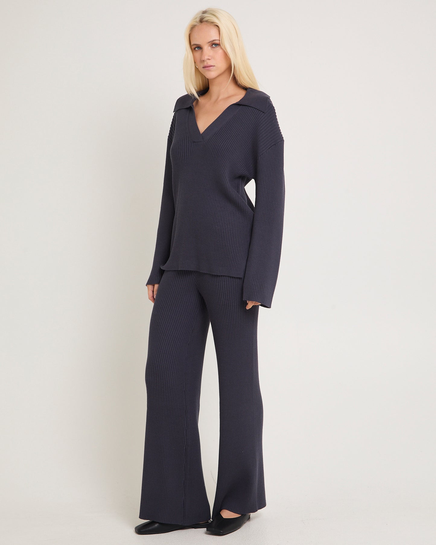 Stella Ribbed Knit Sweater