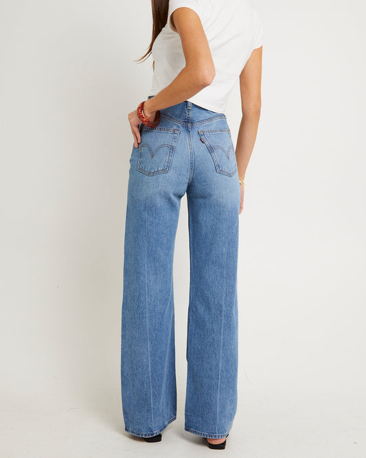 Ribcage Wide Leg Denim Jeans NOT THE SAME