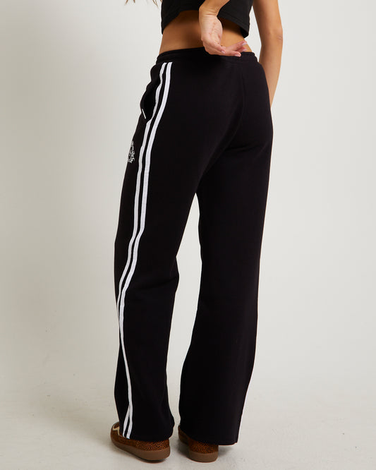 Subtitled Wellness Club Baggy Trackpants BLACK