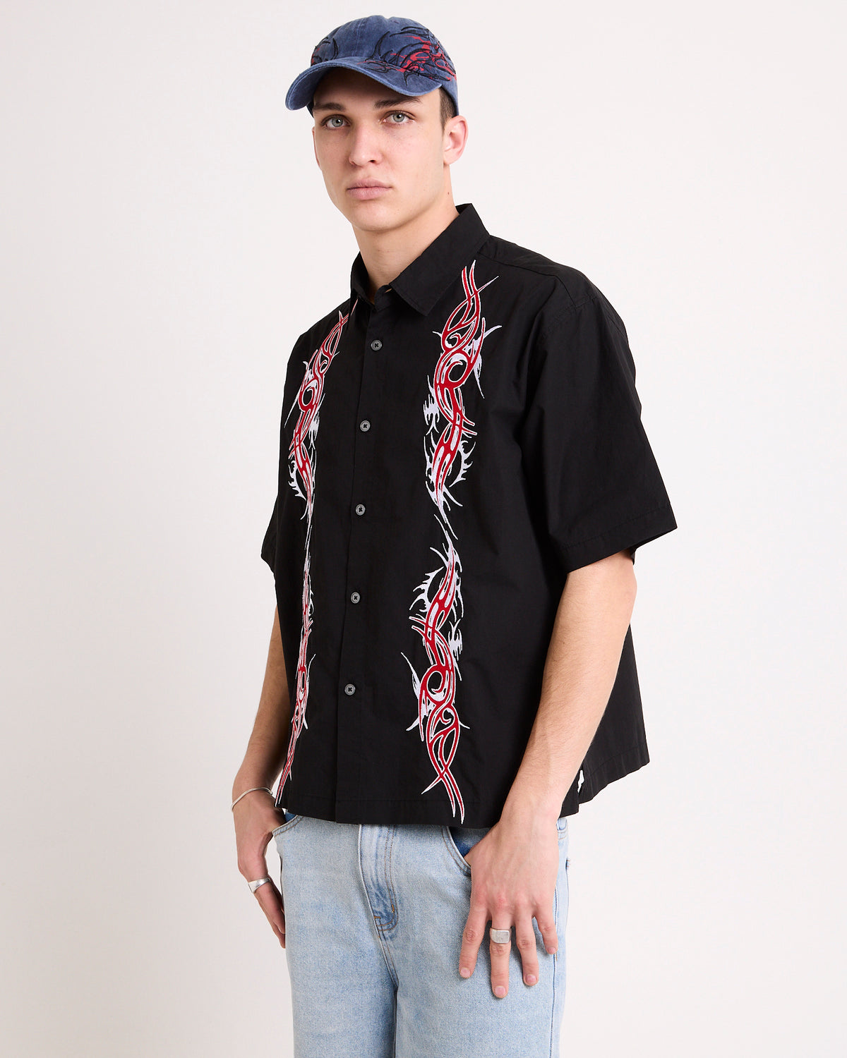 Quiver Short Sleeve Shirt BLACK