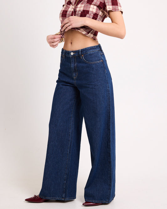 Mid Stevie Relaxed Denim Jeans VOODOO