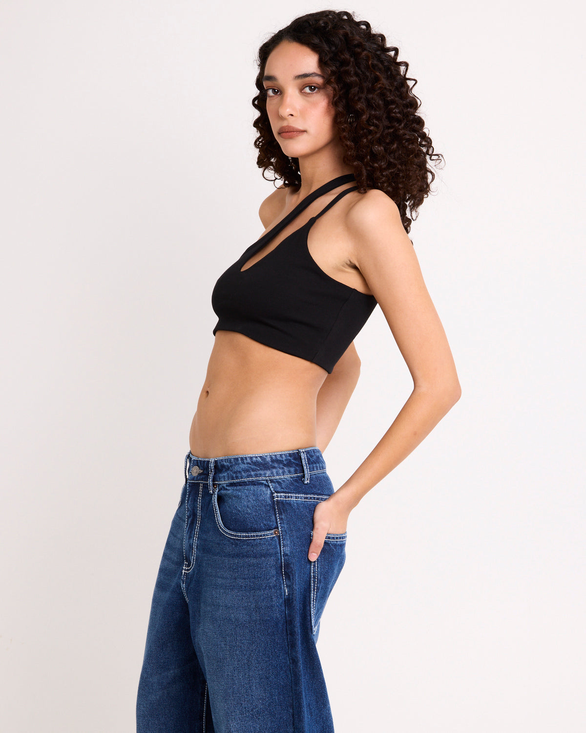 Slash Side Top BLACK