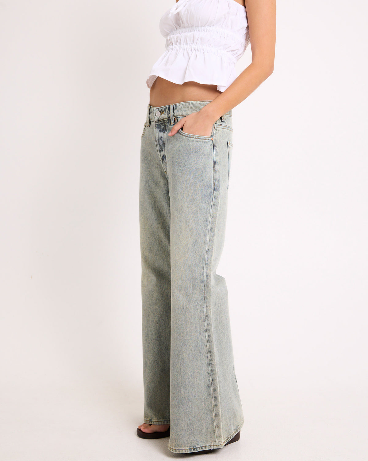 Chloe Baggy Denim Jeans After Hours LIGHT VINTAGE INDIGO