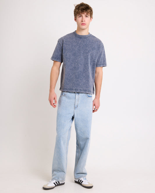Signature Crop T-Shirt NAVY
