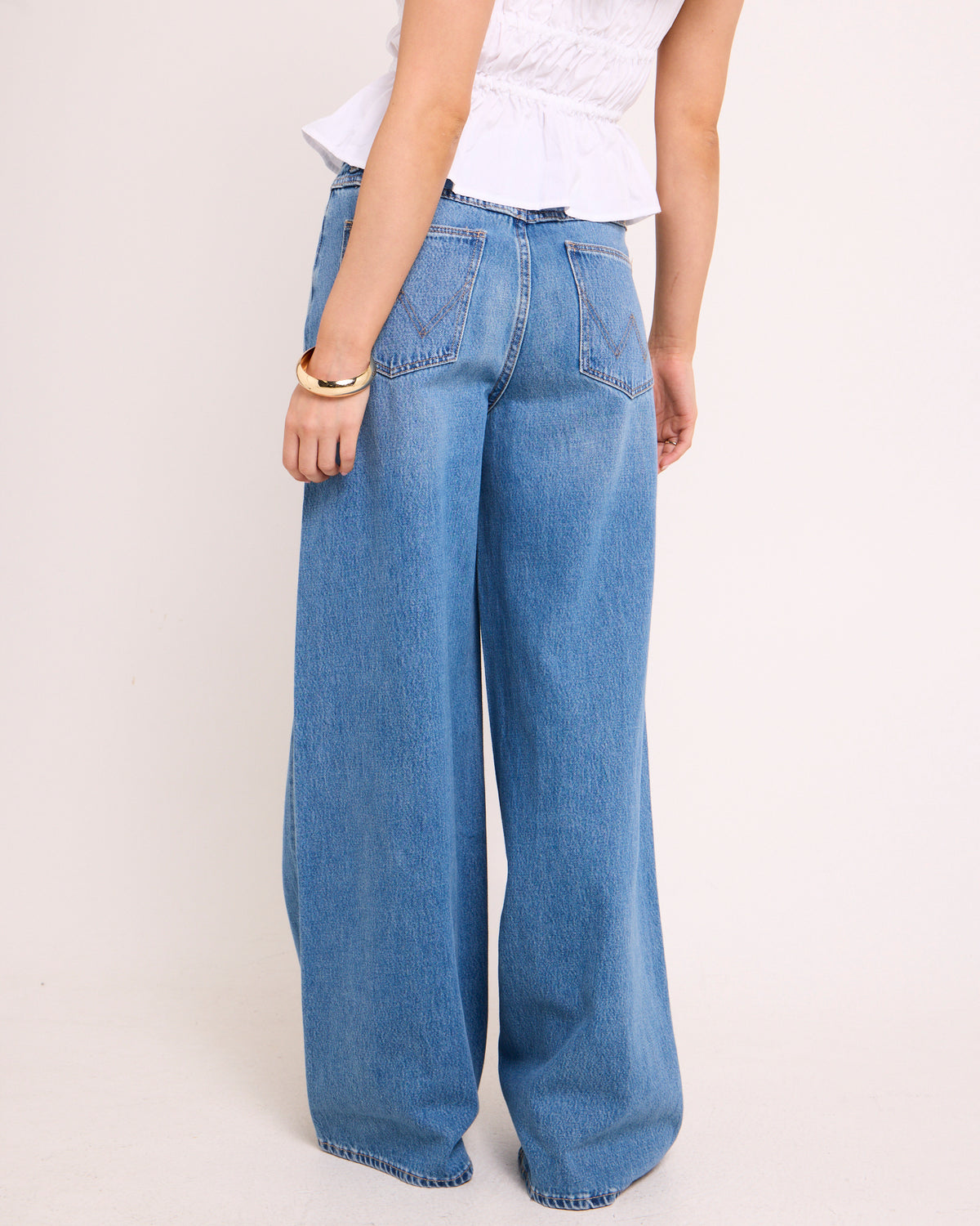 Mid Stevie Relaxed Denim Jeans DETROIT FADE