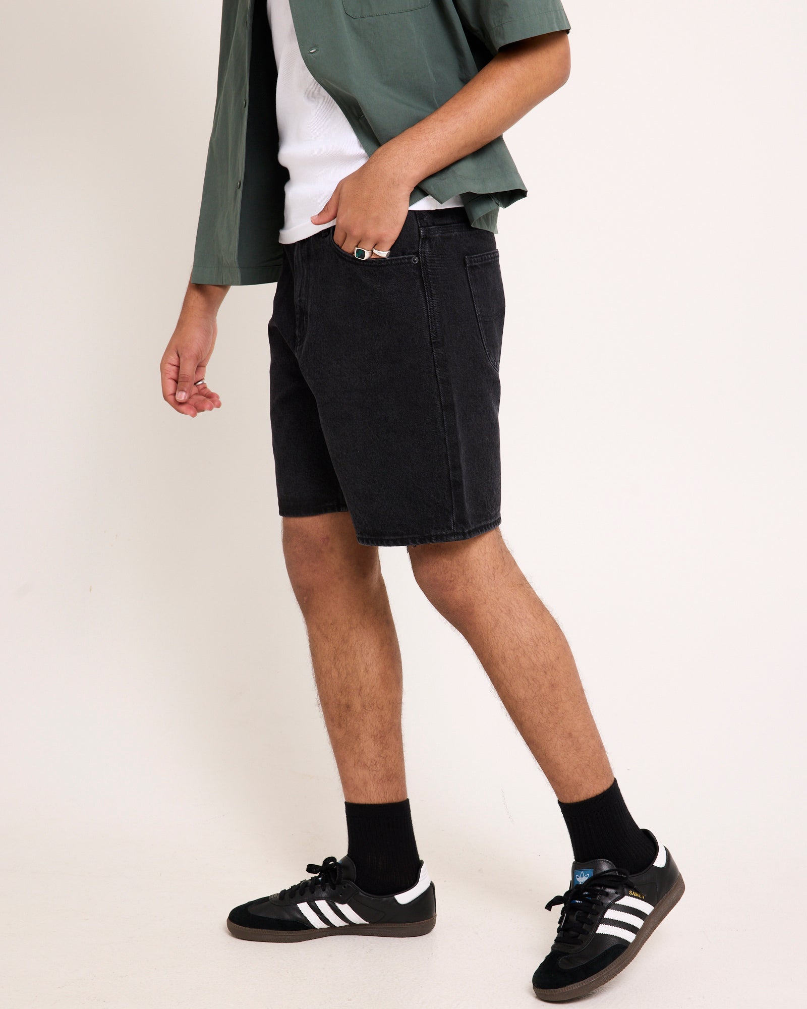 L-Four Baggy Denim Shorts – General Pants Co.