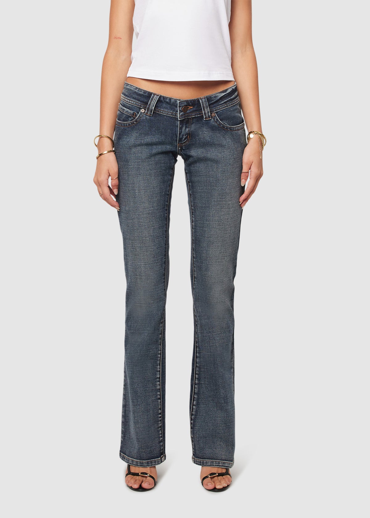 00 Super Low Kick Denim Jeans